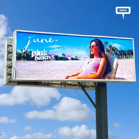 June North Coast Parades Its Latest Addition “Pink Water Houses” on Cairo’s Billboards