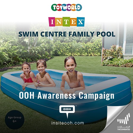 Beat the Sweltering Heat With Intex’s Above Ground Pools on Dubai’s Billboards!