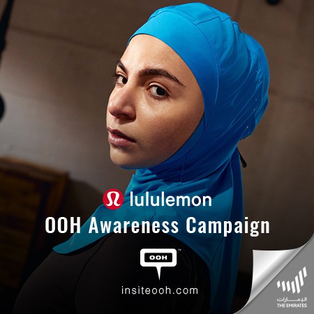 Lululemon Graces Dubai’s OOH Scene, Introducing the Lightweight Performance Hijab for Fitness Gals!