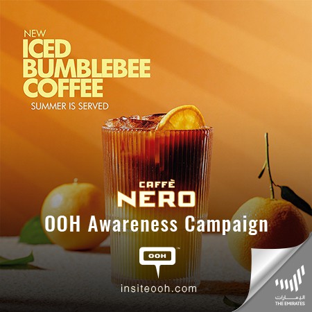 Caffè Nero Vitalizes Dubai’s OOH Audiences With Their Refreshing Iced Bumblebee Coffee