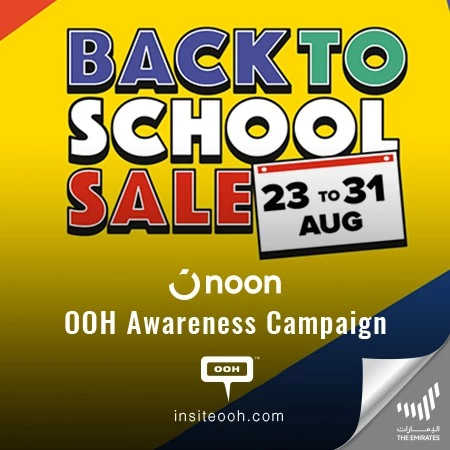 'Back-To-School' and 'Noon Minutes' Billboard Campaigns in UAE Remind Us to Do Some Online Shopping