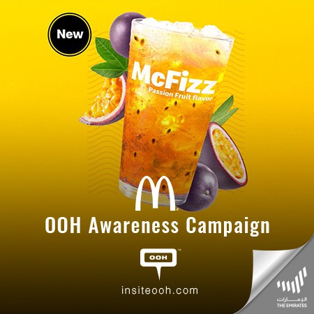 Mcdonald's Refreshing ‘McFizz’ And ‘Everyday Delights’ Land on Dubai’s Outdoor Advertising Scene