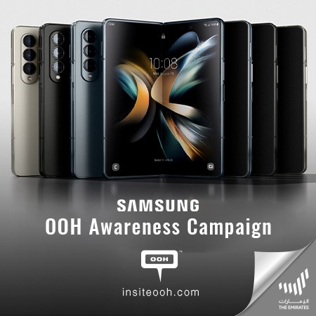 Samsung’s New Galaxy Z Fold 4 Released on Dubai’s Out of Home Media Scene