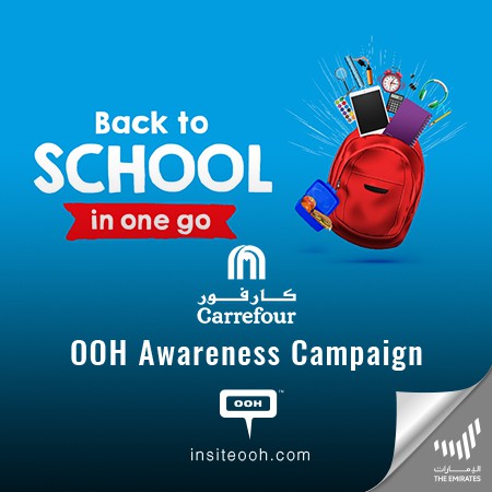 Carrefour Got Your ‘Back To School’ Supplies Covered ‘All In One Go” All Over Dubai’s OOH Scene