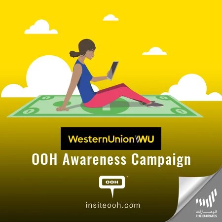 Western Union Ensures Money Transfer at Lowest Price in Latest Dubai OOH