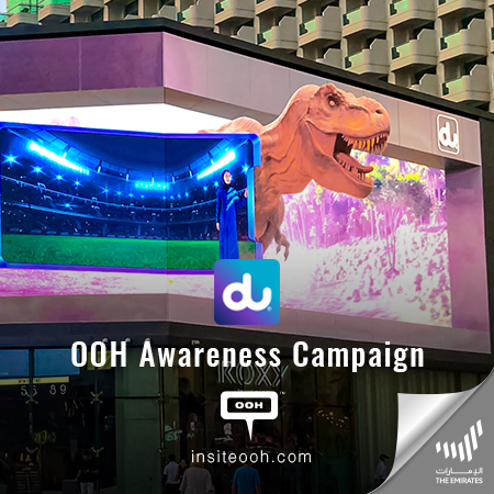 Emirati Audience Got Informed About the Newest du’s Plans Through DOOH, Catch It in JBR Area
