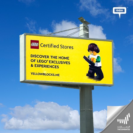 LEGO Shares Their Certified Stores While Demonstrating Their Ever-Changing Play on UAE’s OOH Arena