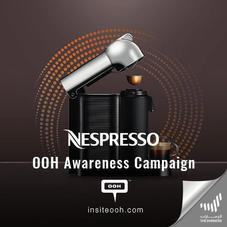 Nespresso Rejuvenates UAE’s Billboards With Their State-Of-The-Art Vertuo Coffee Machine