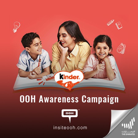 School This Year Sponsored by Kinder’s Campaign Bringing Joy to Both Kids & Parents on Dubai’s OOH