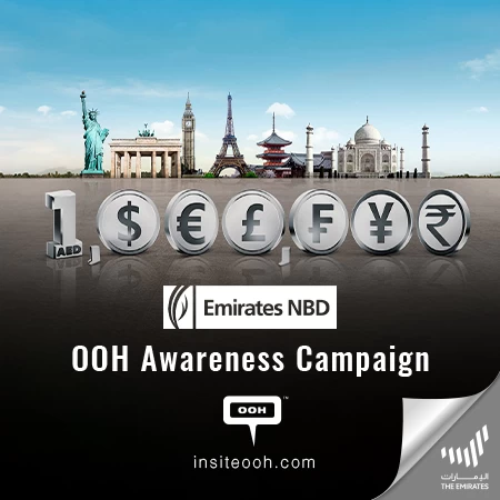 Convert, Remit, and Win With Emirates NBD Latest Out-of-Home Campaign. 1,000,000 AED Jackpot!