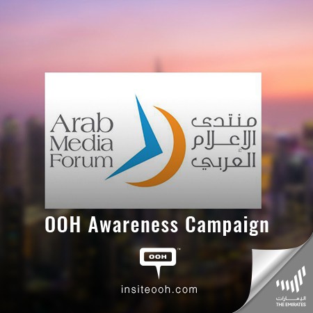 Arab Media Forum Giving Insight on Digital Technologies in the “Future of Media” event on Dubai’s Billboards