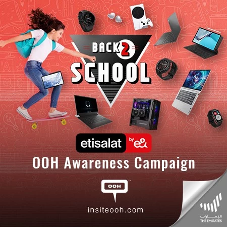 Etisalat by e& Pops Up on Dubai’s OOH With a Back-To-School Campaign & Tantalizing Offers