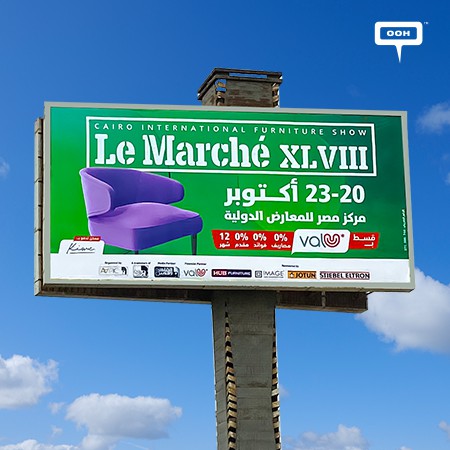 Everything Interior! Le Marché Is Back to Furnish the OOH Chart With Some Cozy Billboards