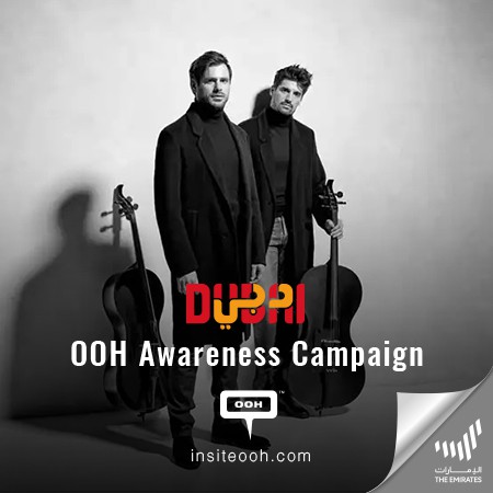 Dubai Calendar to Witness the Magic With Cellist Duo Luka Sulic and Hauser AKA 2CELLOS via DOOH