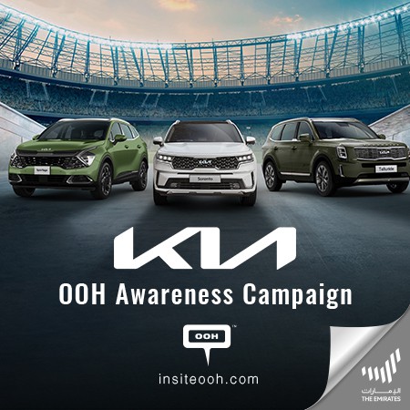 Kia Shares Their Inspiring and Magnificently Dynamic SUV Lineup on Dubai’s Outdoor Advertising Scene