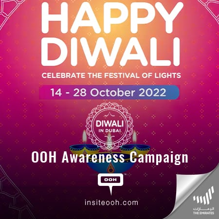 Get Ready for the Announcement of the Festival of Lights in Dubai on October 14th-28th on UAE’s DOOH
