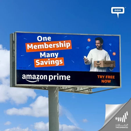Amazon Prime UAE’s New “One Membership, Many Savings” Campaign Strikes on UAE’s OOH Platforms