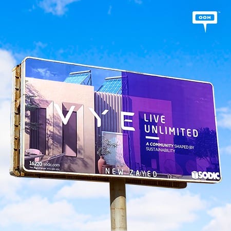 A Sports Hub that Ignites Your Wellbeing At New Zayed. Sodic Advertises VYE via Outdoor Media