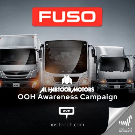 Al Habtoor Automotive Revs Up Dubai’s Billboards With Mitsubishi Fuso, For Trusty Trucks & Buses