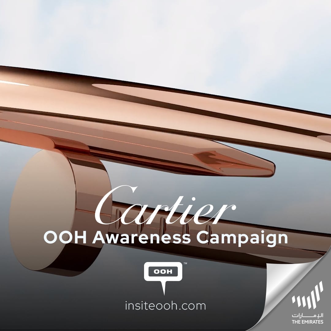 The Love & Juste Un Clou Cartier Collections Take Over Dubai’s DOOH with a Stunning New Feature