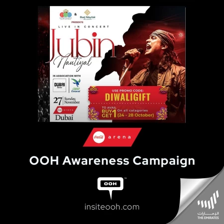 Megastar Jubin Nautiyal, Performing Live! Dubai Calendar Announces His Concert via Digital Out-of-Home