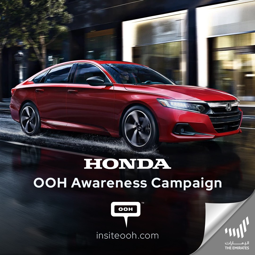 Honda Demonstrates the Power of Dreams Through Timeless Elegance and Control via Dubai’s OOH