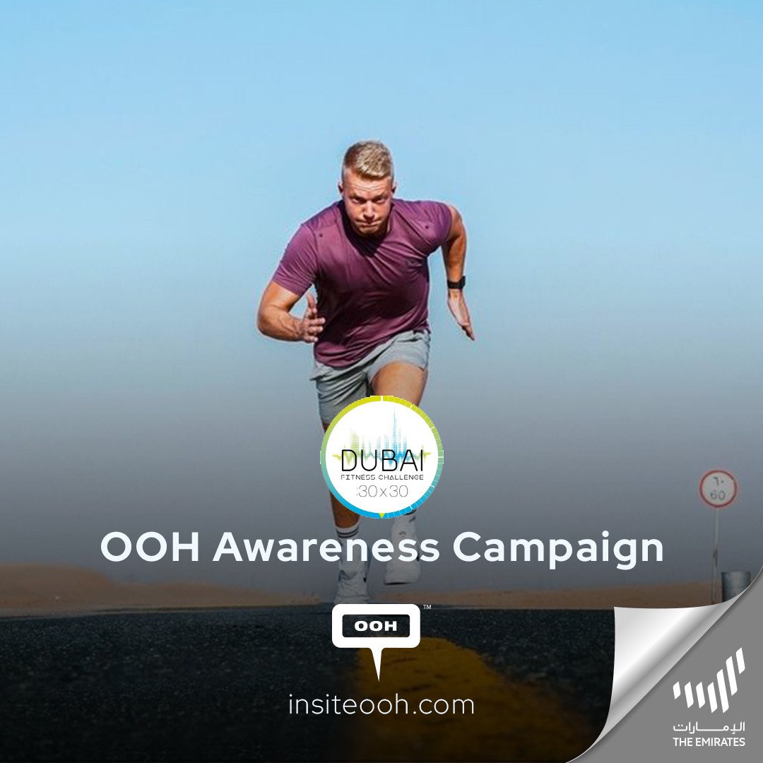 Dubai Fitness Challenge ‘30x30’ Makes Its Annual Appearance on Dubai’s Digital Out-of-Home