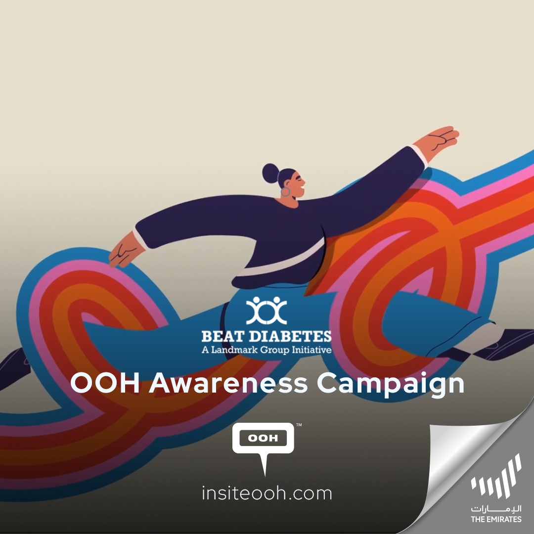 Beat Diabetes Awareness Campaign Rises Across Dubai’s DOOH for its Annual Event