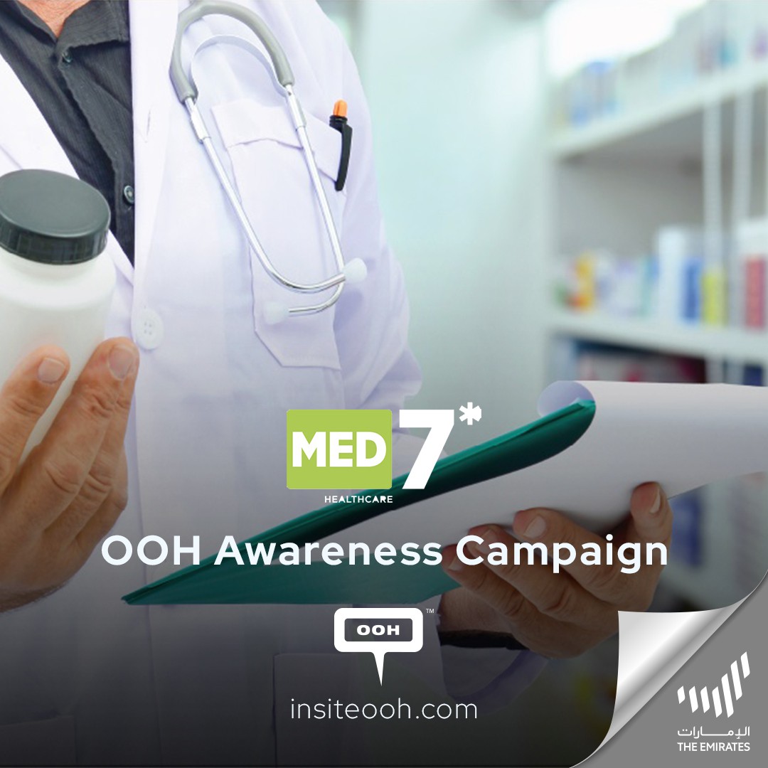 Med7 Pharmacy Reigns Over the UAE’s Digital Billboards, Spreading Health & Well-Being