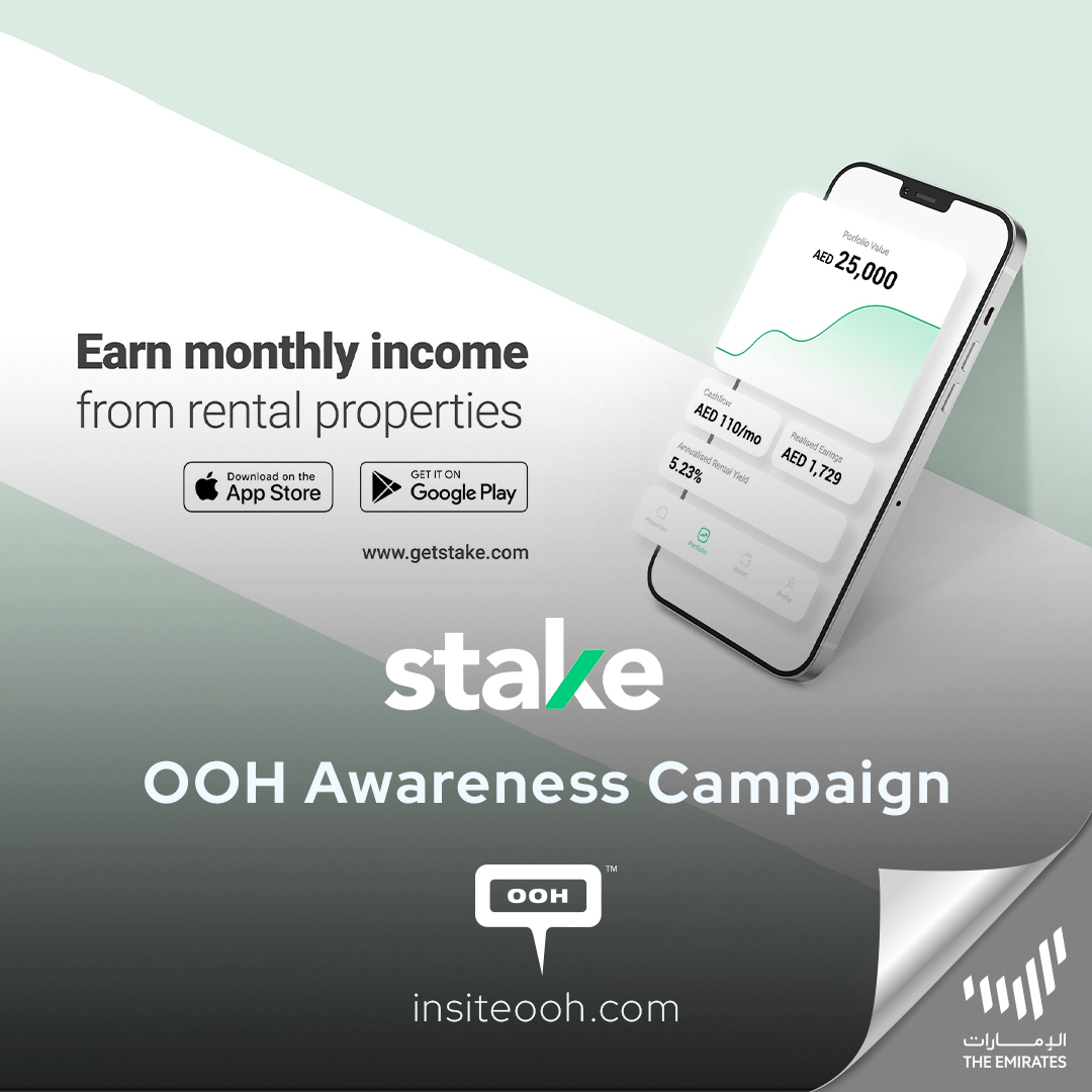Everyone Can Be an Investor! Stake Strikes a Comeback With Its Latest UAE Out-of-Home Campaign!