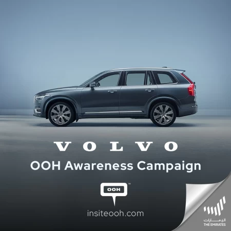 Volvo’s XC90 Model Displays Its Powerful Sound System By Bowers & Wilkins on Dubai’s DOOH