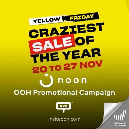 Noon UAE is Here to Stay with Yellow Friday; the Biggest Sale of the Year on Dubai’s Billboards