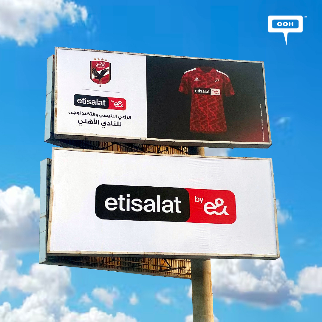 Only Al Ahly Can Turn it Red! Etisalat by e& Sponsors Al Ahly SC, Declared on Cairo’s OOH