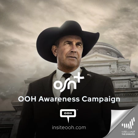 DOOH Spaces in the UAE Advertise The English and Yellowstone Exclusively on OSN+