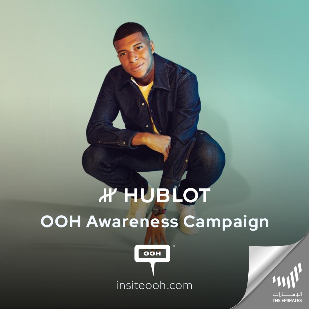 French Football Player Kylian Mbappé Stars in Hublot’s New Big Bang E FIFA World Cup Campaign on Dubai’s OOH