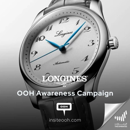 Longines Proudly Showcases Their “Master Collection” on Dubai Digital Outdoors Advertisements