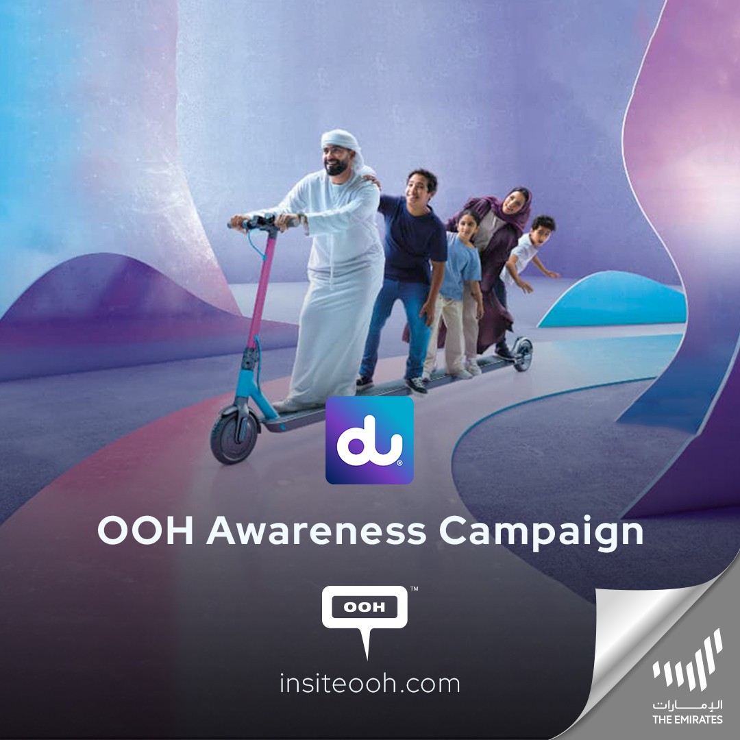 Du Encourages you Via OOH to Download the Du App and Enjoy the Family Circle Plan