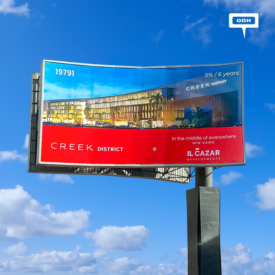 IL Cazar Developments Announce Their New Project CREEK District “In The Middle Of Everywhere” Via OOH