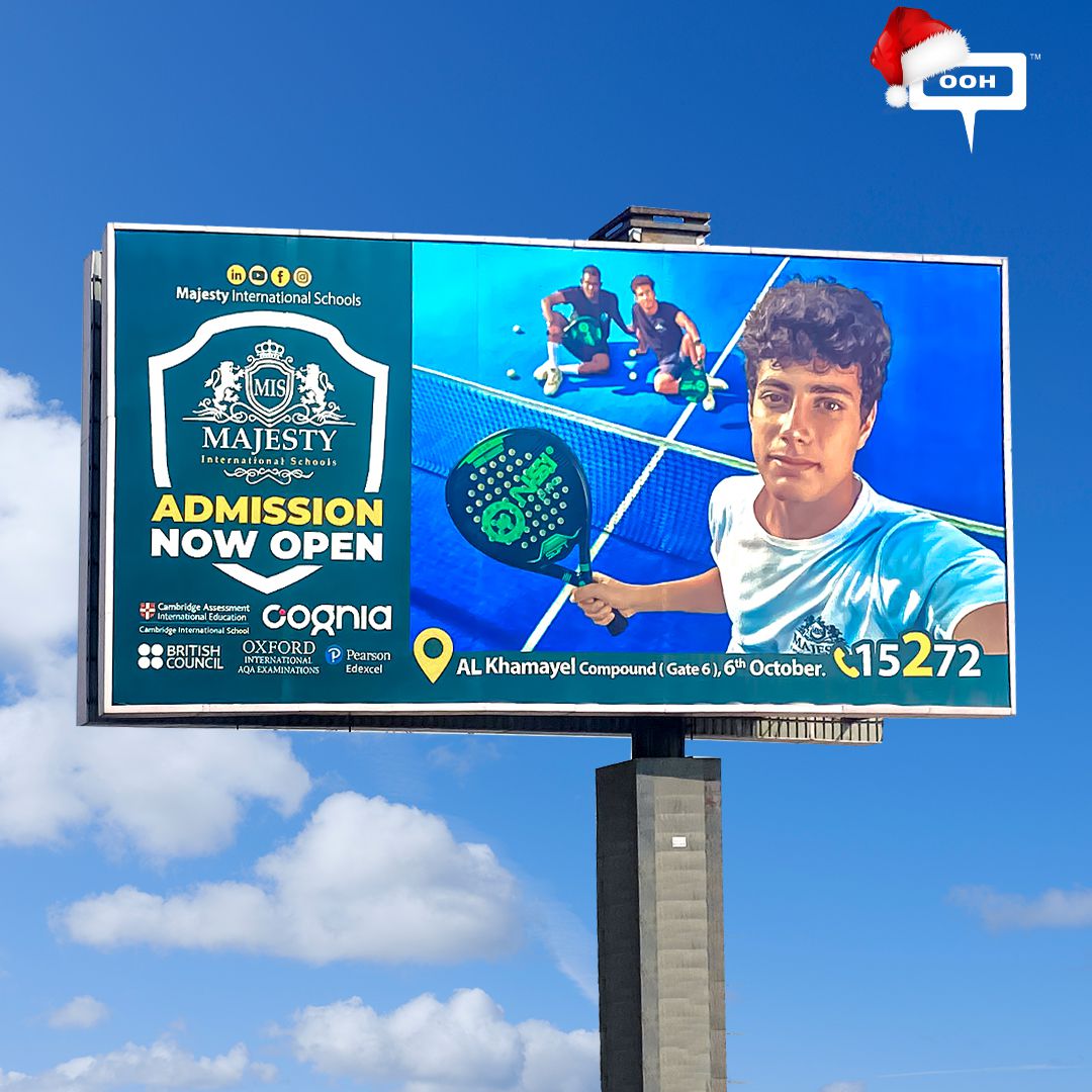Majesty International School Announcing the Admission Opening on Outdoor Advertising Campaign in Cairo