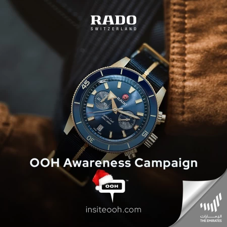 The New Captain Cook Inspired Rado Hrithik Roshan Timepiece Makes the Ultimate Showcase on Dubai’s OOH
