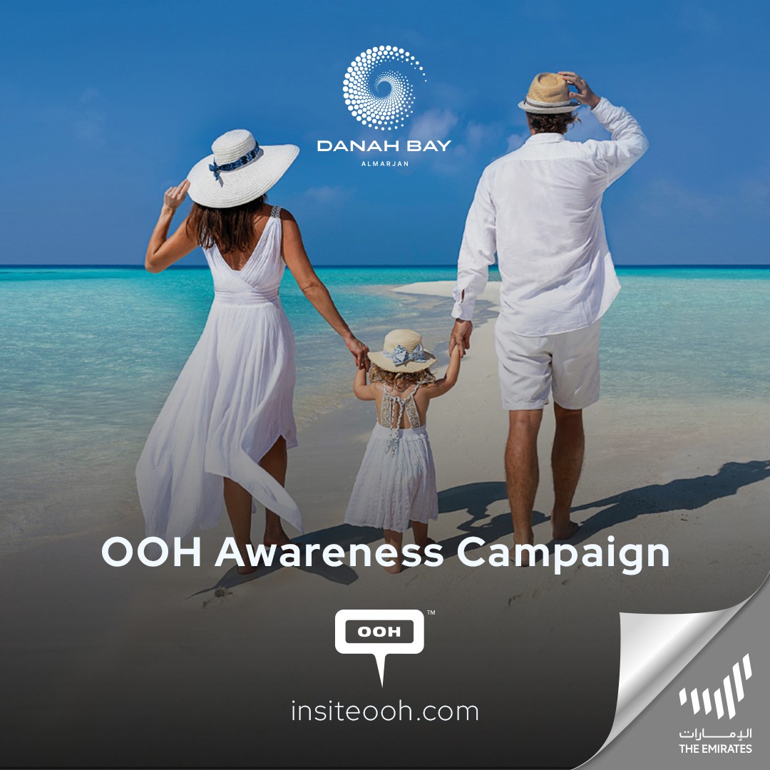 Danah Bay, The Pearl of the Bay, Beams on Dubai’s Outdoor Billboards With Picturesque Views
