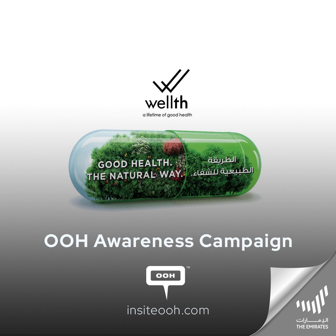 Wellth Encourages UAE’s Audience to Heal their Mind, Body and Spirit The Natural Way on Dubai’s Billboards