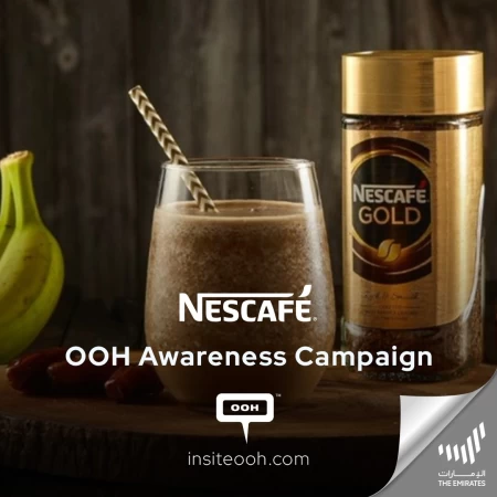 “Moments That Matter Start At Home” Nescafé Gold Shines on Dubai’s OOH with their Latest Campaign