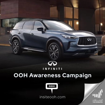 Stirring Die-cuts of the All-New Infiniti QX60 Arise on UAE’s Outdoor Advertising Scene