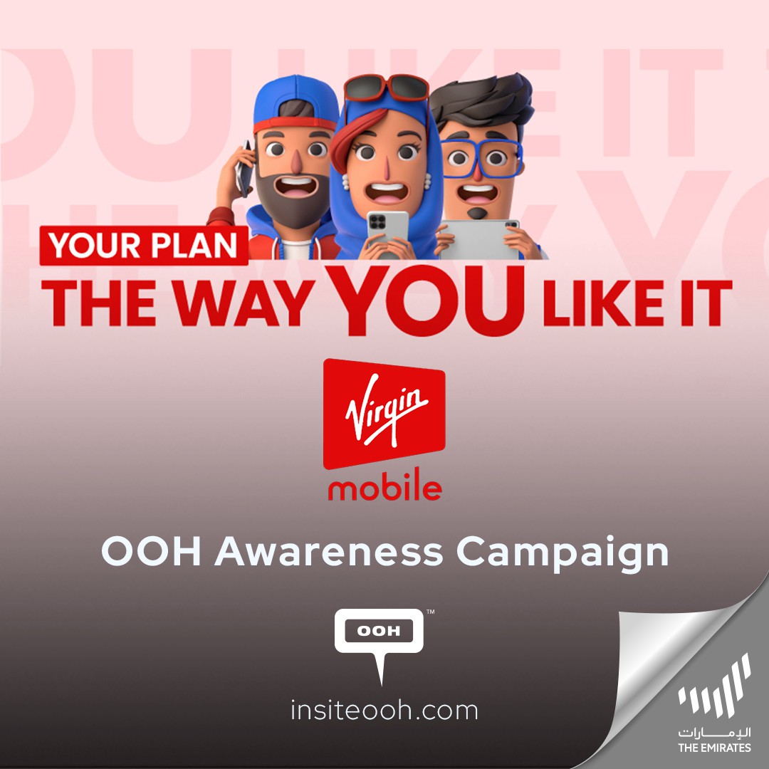 It’s Time to Double Your Data with Virgin Mobile Taking Dubai's Out-of-Home Spotlight!