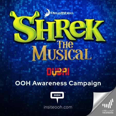 The Most Famous Ogre Is Visiting! Shrek and Princess Fiona Coming From Far Far Away, Straight to Dubai’s DOOH