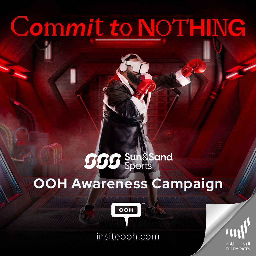 Sun and Sand Sports Team Up With DJ Khaled for an Exclusive Collaboration ‘Commit to Nothing’ on Dubai’s OOH