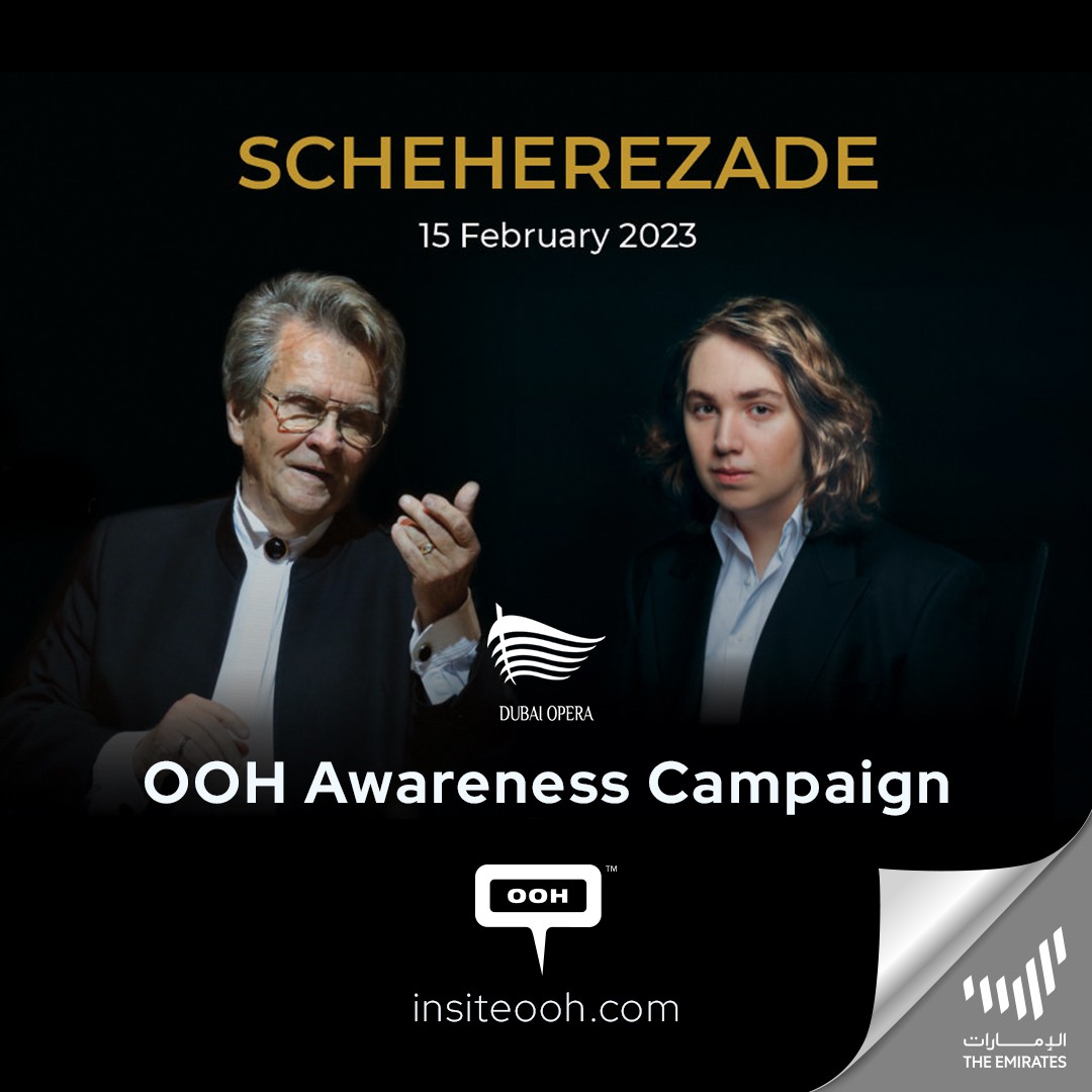 Dubai Opera DOOH Campaign Announces Vladimir Fedoseyev For Two Events On 15 And 16 February!