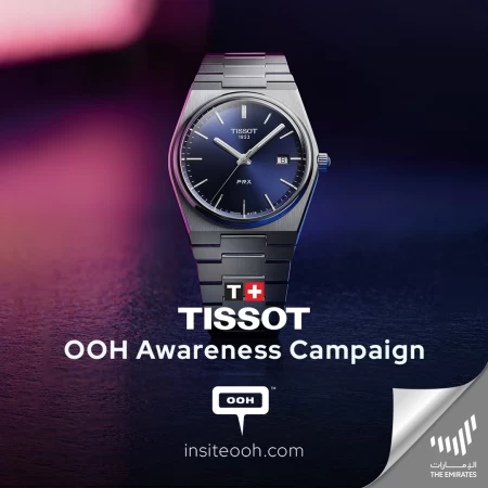 Rivoli Group Showcases How Tissot is All About Sauve Luxury on UAE’s OOH Spaces