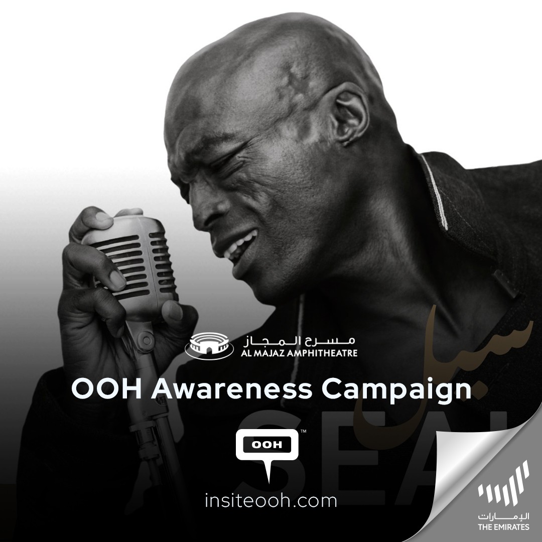 Popping Up on the UAE’s OOH, Al Majaz Amphitheatre is Set to Host Legendary Singer Seal